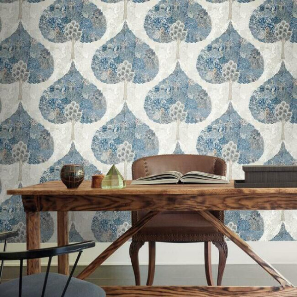 Mystic Forest, Bleumarin, York Wallcoverings, 5.6mp / rola