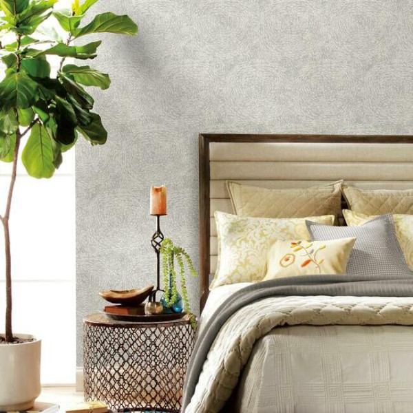 Floret, Gri, York Wallcoverings, 5.6mp / rola