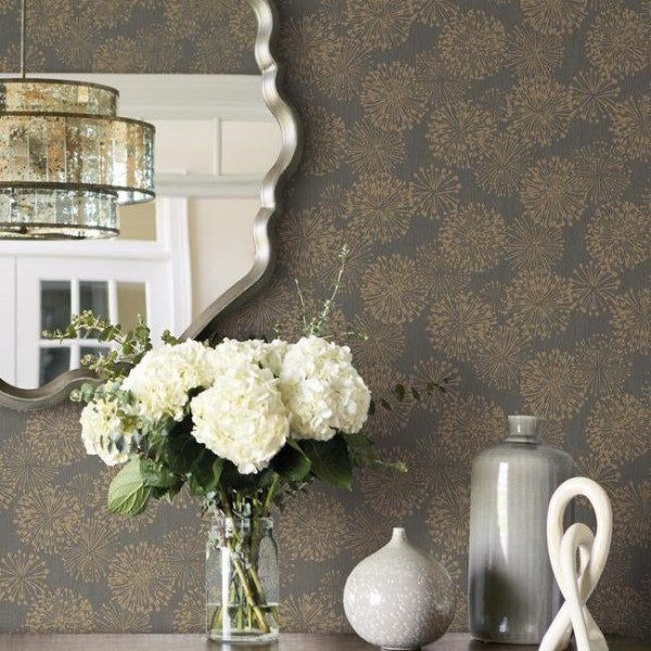 Grandeur, Carbune/Auriu, York Wallcoverings, 5.6mp / rola