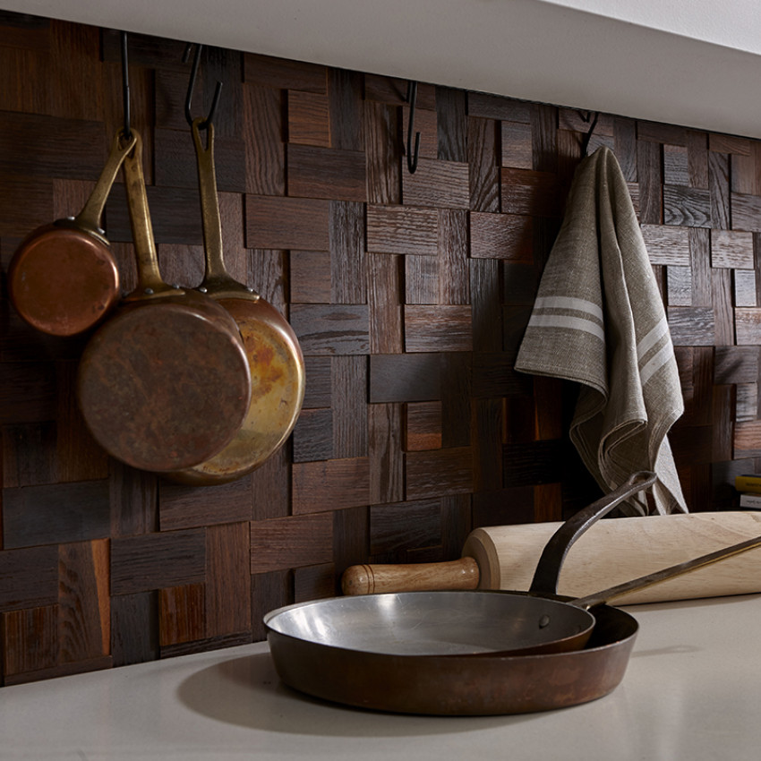 Panouri decorative din lemn TimberWall TMB-TWMOBOBBTT, material: