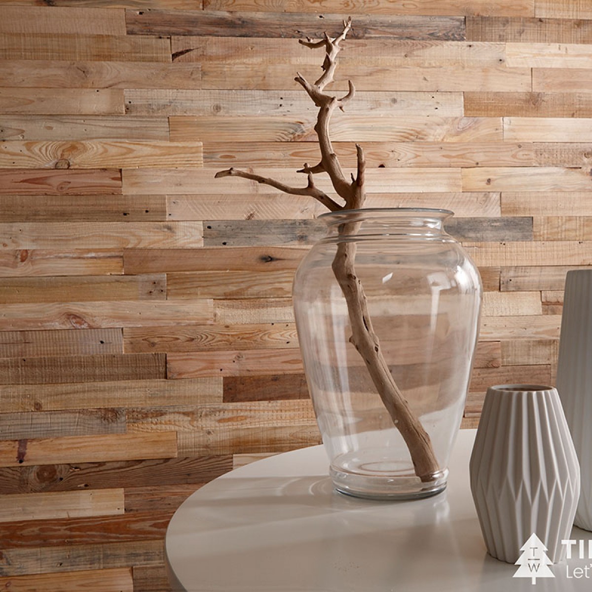 Panouri decorative din lemn TimberWall TMB-TWREPLA, material: