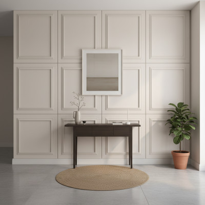 Panou MDF Agora, Cream White, Mat