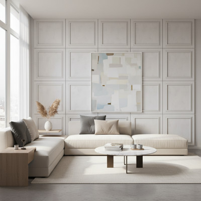 Panou MDF Agora, Ceramic White