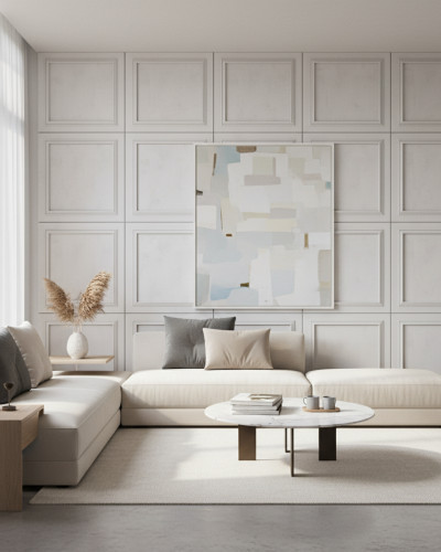 Panou MDF Agora, Ceramic White