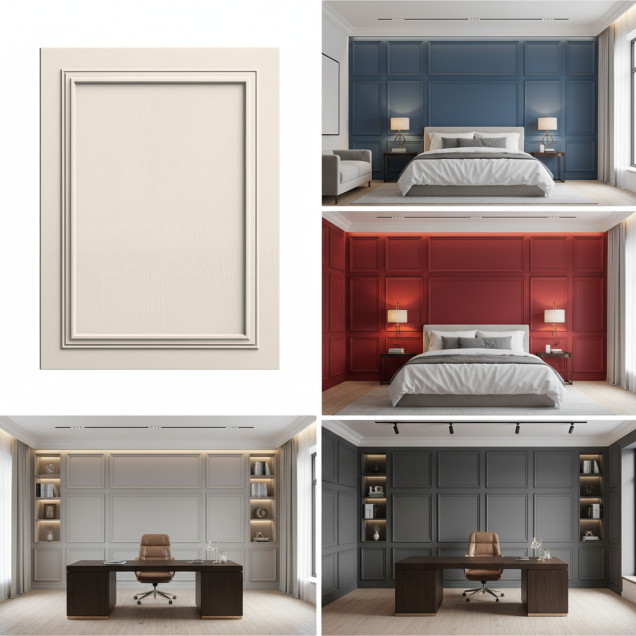 Panouri decorative MDF in diverse culori si finisaje mate