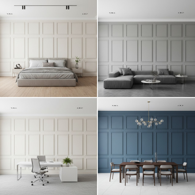Panouri decorative MDF in diverse culori si finisaje mate