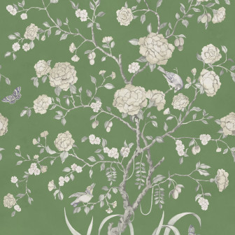 Chinoiserie Botanica, Green, Rebel Walls