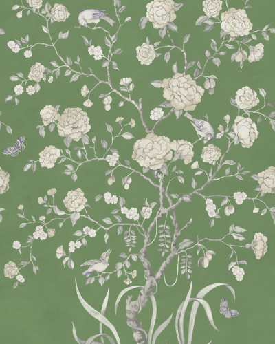 Chinoiserie Botanica, Green, Rebel Walls