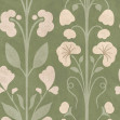 Folk Flower, Green, Rebel Walls