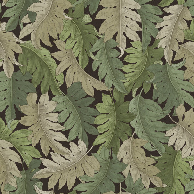 Swirling Fern, Green, Rebel Walls