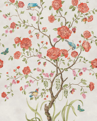 Chinoiserie Botanica, White, Rebel Walls