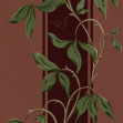 Garden Stripe, Burgundy, Rebel Walls