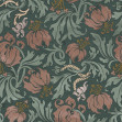Midnight Peony, Burgundy, Rebel Walls