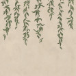 Hanging Leaves, Beige, Rebel Walls
