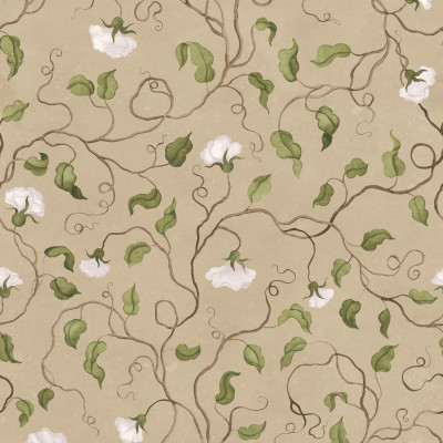 Soft Vines, Beige, Rebel Walls