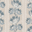 Tulip Stripes, Blue, Rebel Walls