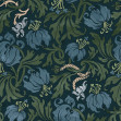 Midnight Peony, Blue, Rebel Walls