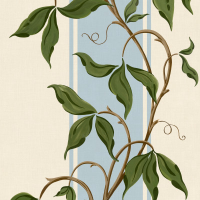 Garden Stripe, Light Blue, Rebel Walls
