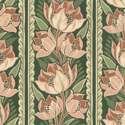 Tulip Stripes, Pink, Rebel Walls