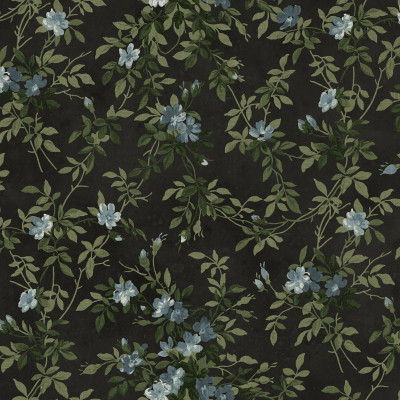 Wildflower Vista, Black, Rebel Walls
