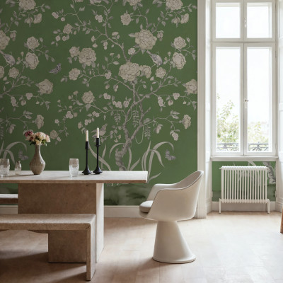Chinoiserie Botanica, Green, Rebel Walls