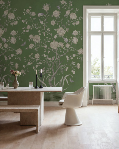 Chinoiserie Botanica, Green, Rebel Walls