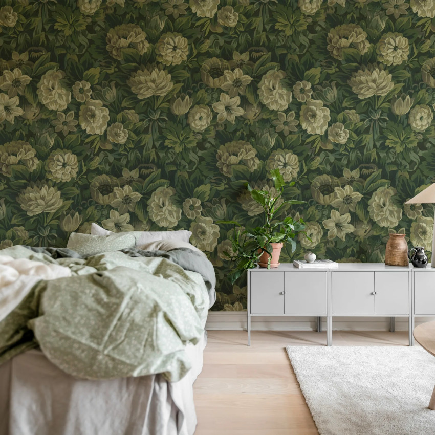 Heritage Floral, Light, Rebel Walls