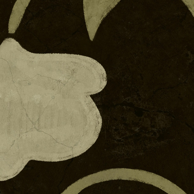 Folk Flower, Dark Green, Rebel Walls