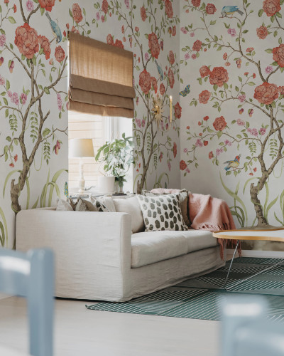 Chinoiserie Botanica, White, Rebel Walls