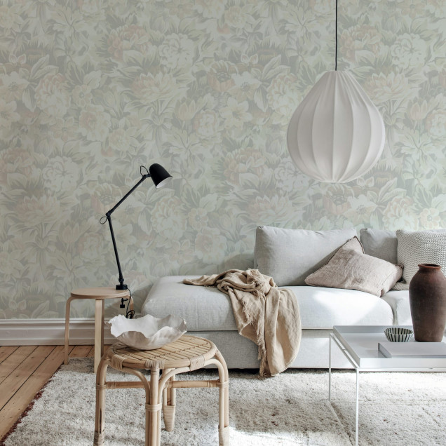 Heritage Floral, Light, Rebel Walls