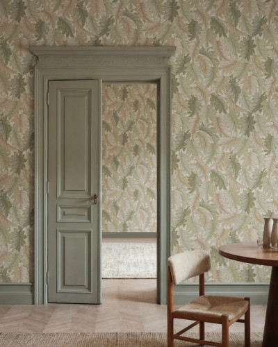 Swirling Fern, Light Green, Rebel Walls