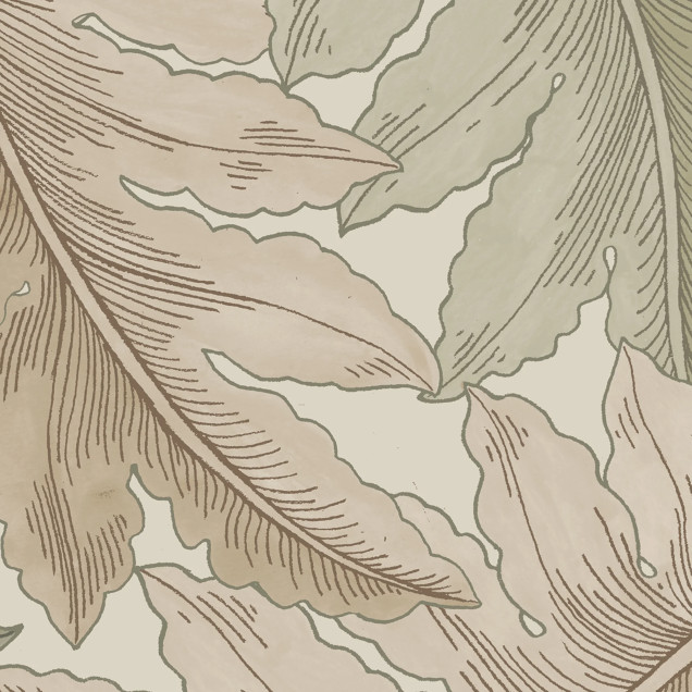 Swirling Fern, Light Green, Rebel Walls