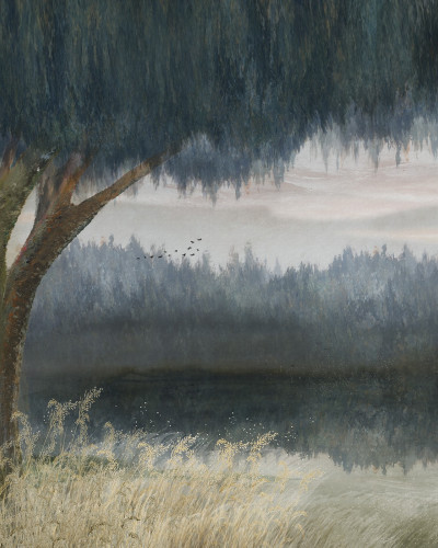 Dusk Lake, Blue, Rebel Walls