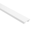 Profil stânga pentru Panoul riflat 3D Lamelli Grosso, White, 270x4.9 cm, Mardom Decor