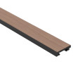 Profil stânga pentru Panoul riflat 3D Lamelli Grosso, Grey Oak, 270x4.9 cm, Mardom Decor