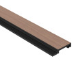 Profil dreapta pentru Panoul riflat 3D Lamelli Grosso, Grey Oak, 270x6.5 cm, Mardom Decor