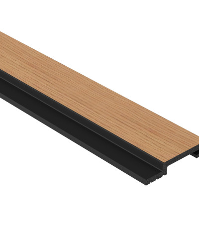 Profil dreapta pentru Panoul riflat 3D Lamelli Grosso, Classic Oak, 270x6.5 cm, Mardom Decor