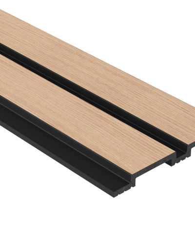Riflaj decorativ 3D Lamelli Grosso, Light Oak, 270x12 cm, Mardom Decor