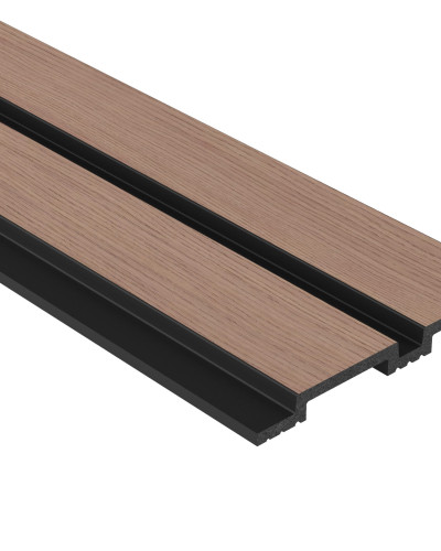 Riflaj decorativ 3D Lamelli Grosso, Stejar Gri
