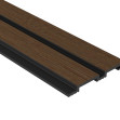 Riflaj decorativ 3D Lamelli Grosso, Dark Oak, 200x12 cm, Mardom Decor