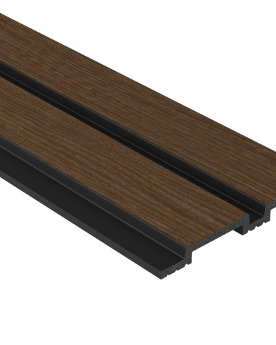 Riflaj decorativ 3D Lamelli Grosso, Stejar Închis