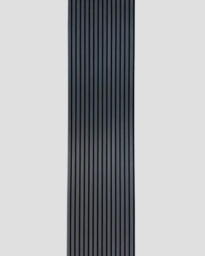 Panou acustic riflat Ebony montat pe perete