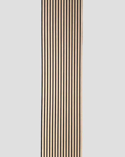 Panou acustic riflat Oak montat pe perete