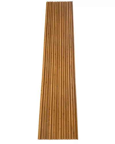 Riflaj decorativ WPC Champagne montat pe perete