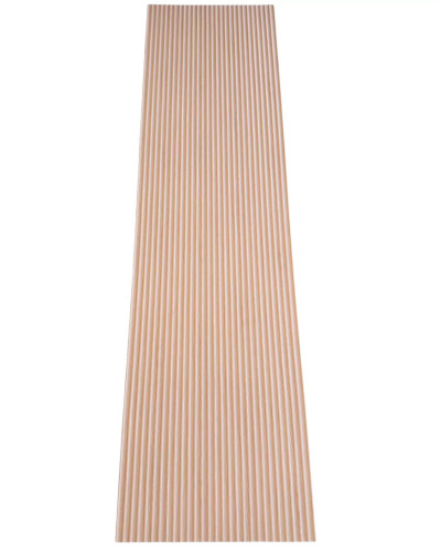 Riflaj decorativ WPC Oak montat pe perete