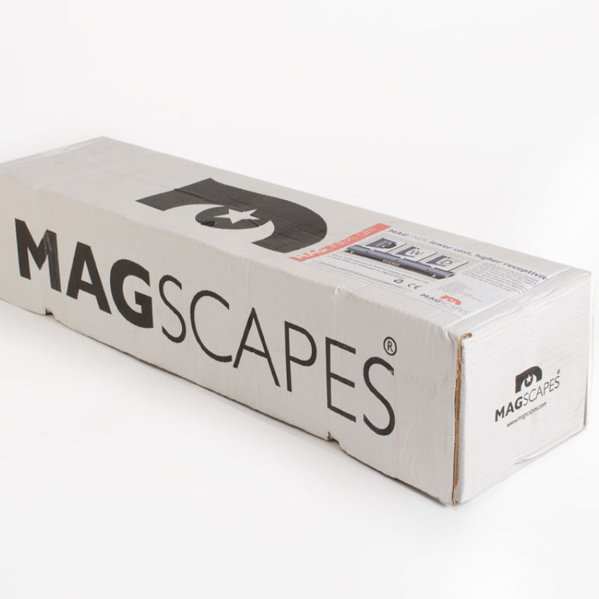 Perete de birou magnetic realizat cu stratul feros MagLiner