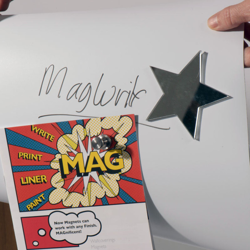 Perete whiteboard MagWrite Matt pe care se scrie cu markere