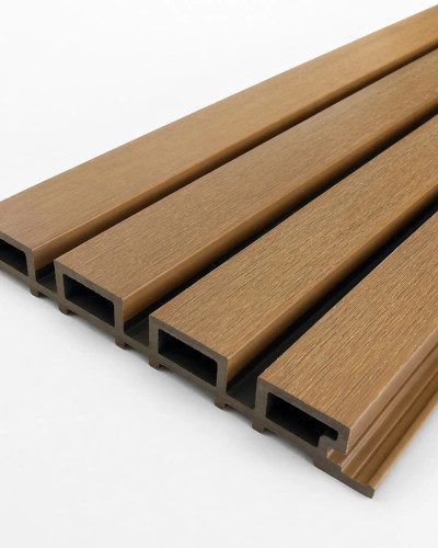 Panou fațadă Bruno, Teak, 290x21.9 cm, Lamelio