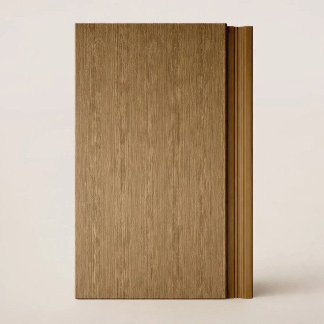Panou fațadă Carlos, Teak, 290x17.4 cm, Lamelio