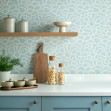 Stratus, Sky Blue, 1838 Wallcoverings, 5.3mp / rola